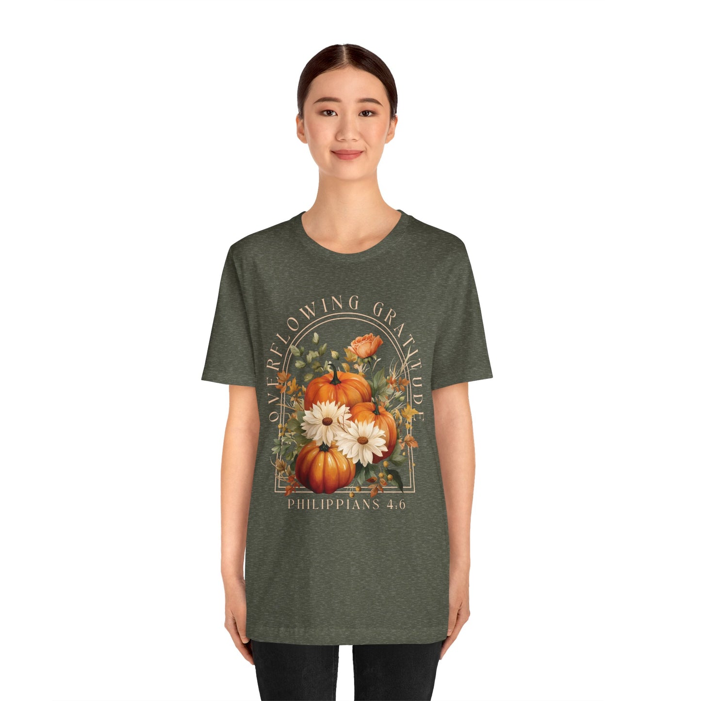 Overflowing Gratitude - Unisex Jersey Short Sleeve Tee