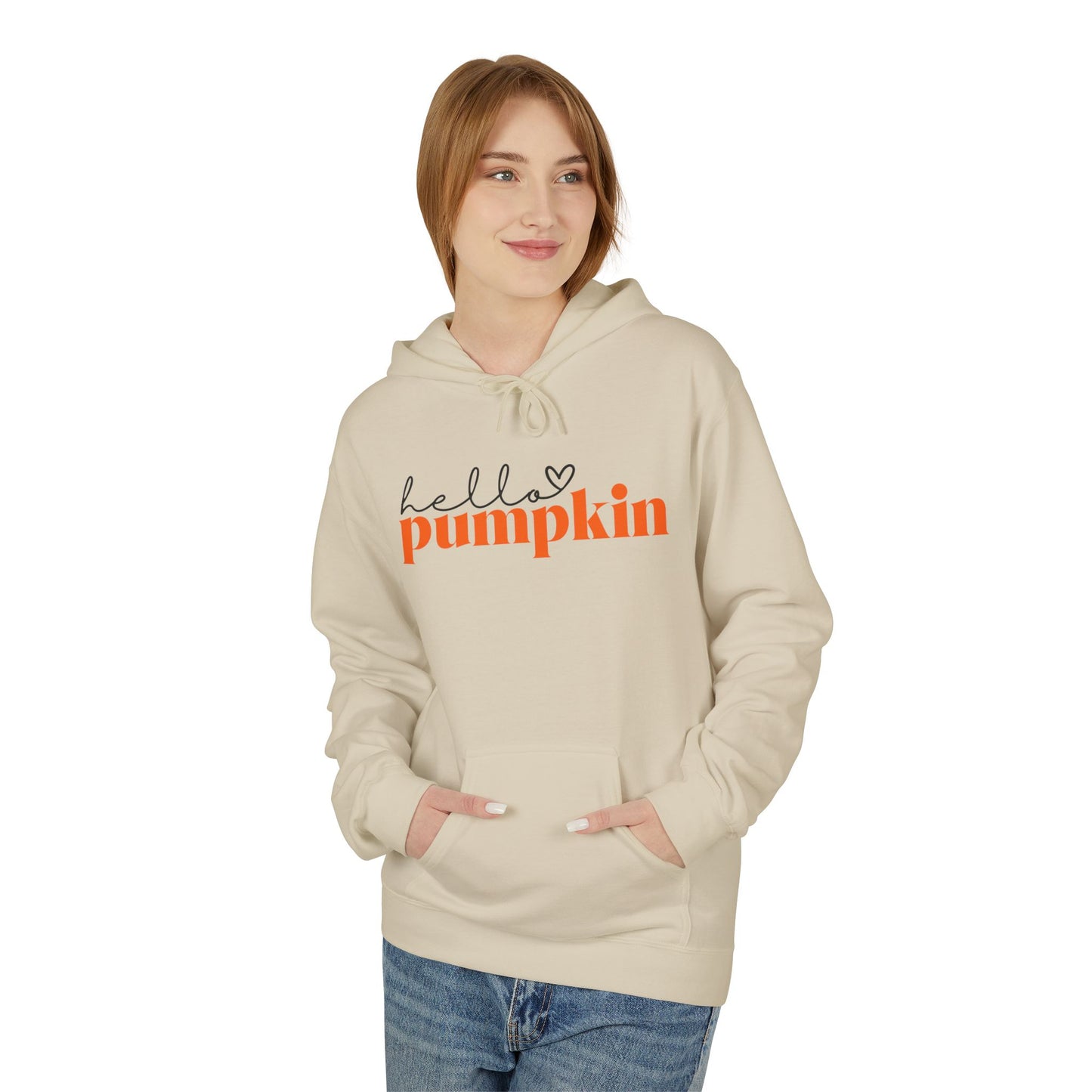 Hello Pumpkin - Unisex Midweight Softstyle Fleece Hoodie