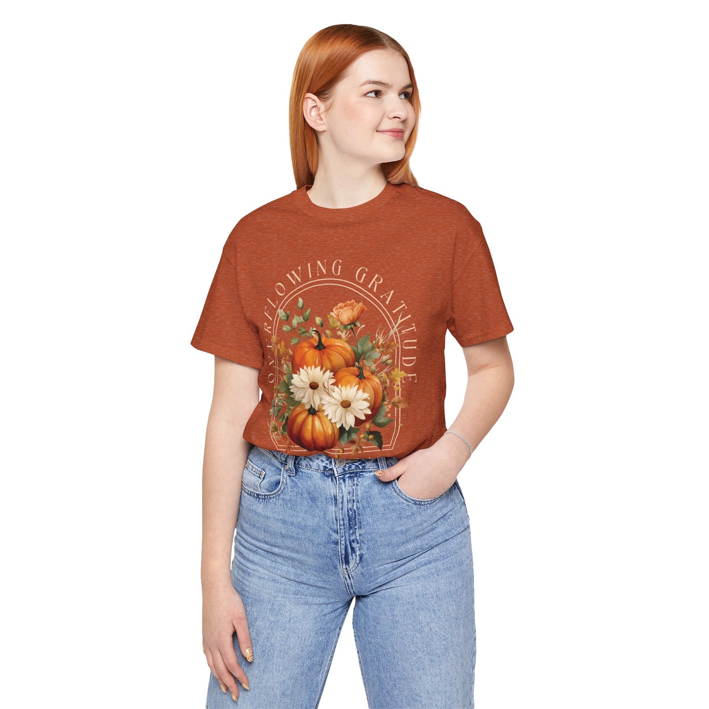 Overflowing Gratitude - Unisex Jersey Short Sleeve Tee