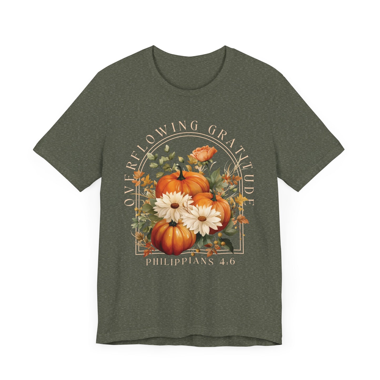 Overflowing Gratitude - Unisex Jersey Short Sleeve Tee