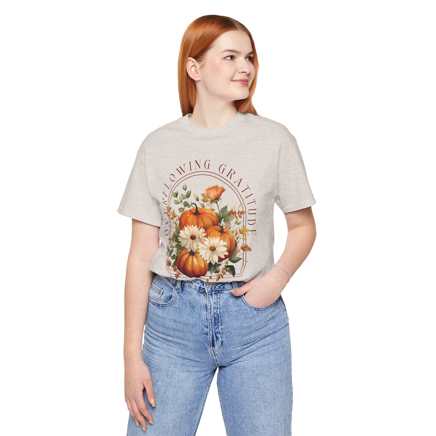 Overflowing Gratitude - Unisex Jersey Short Sleeve Tee