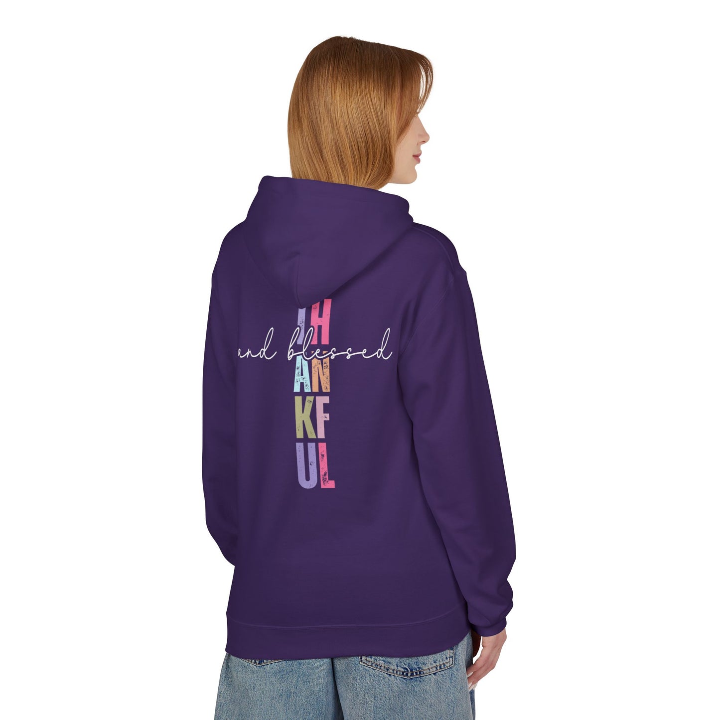 Thankful and Blessed - Unisex Midweight Softstyle Fleece Hoodie