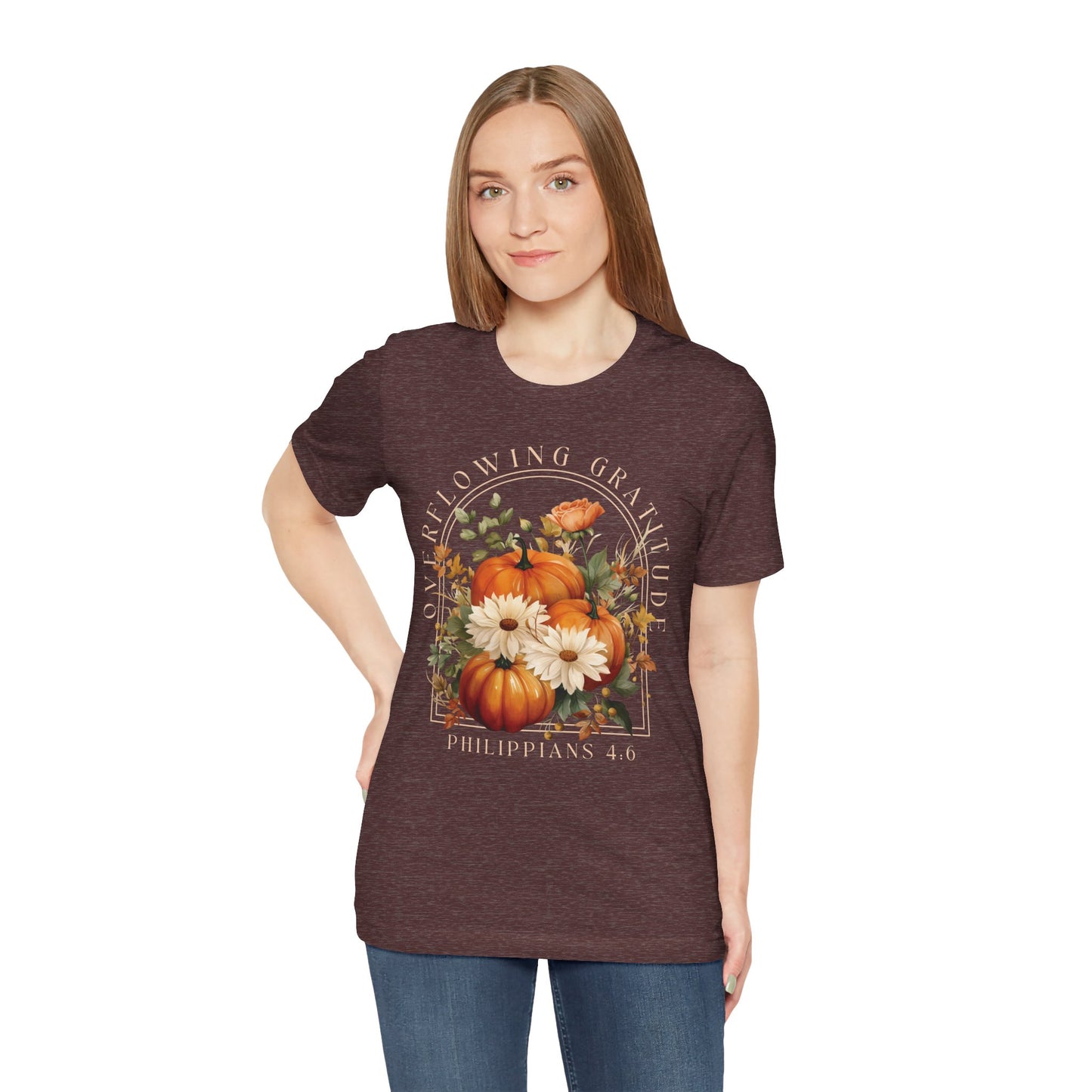 Overflowing Gratitude - Unisex Jersey Short Sleeve Tee