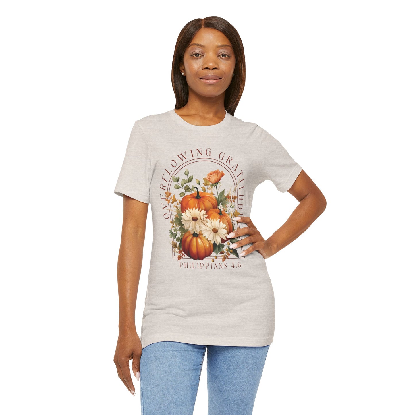 Overflowing Gratitude - Unisex Jersey Short Sleeve Tee