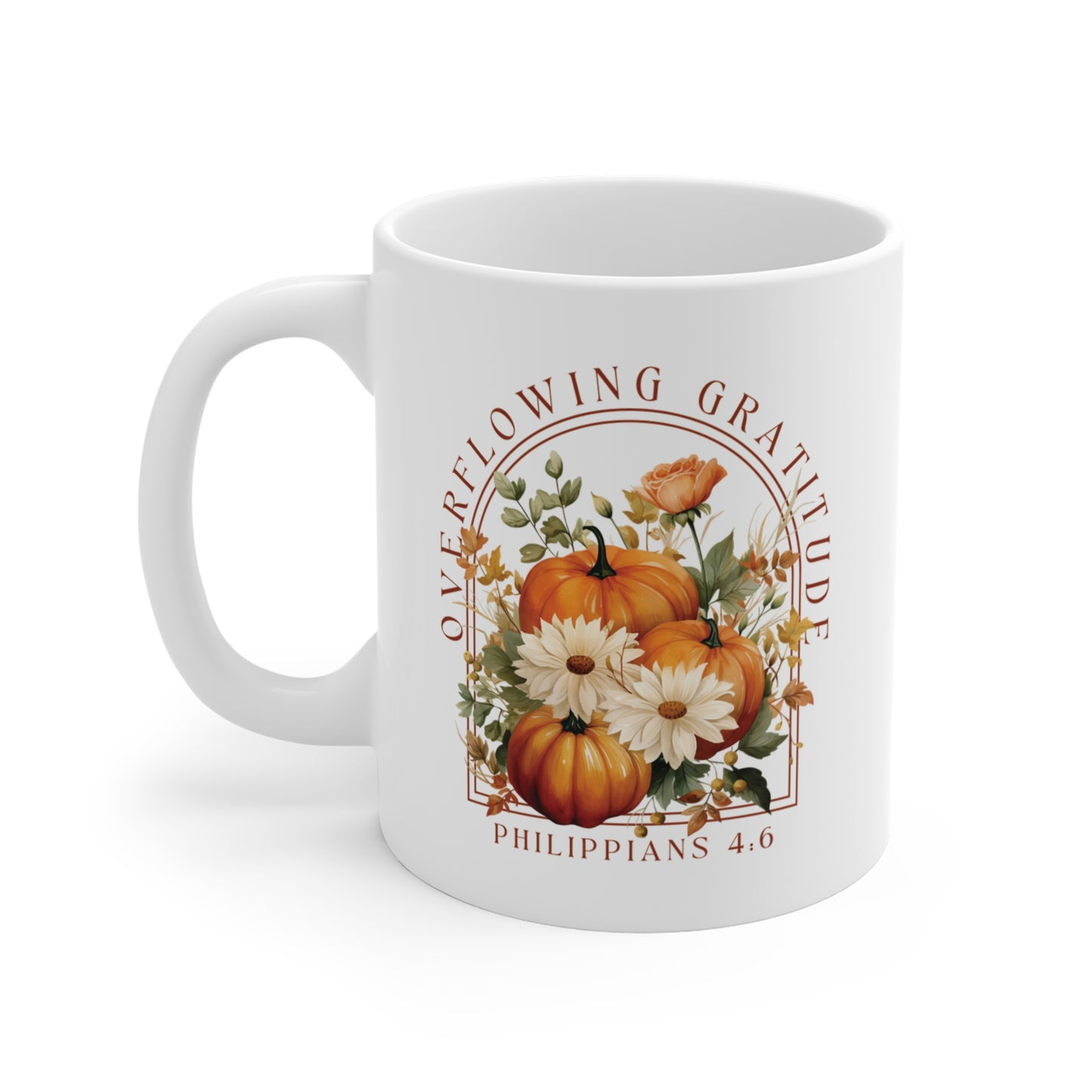 Overflowing Gratitude - Fall Thanksgiving Mug