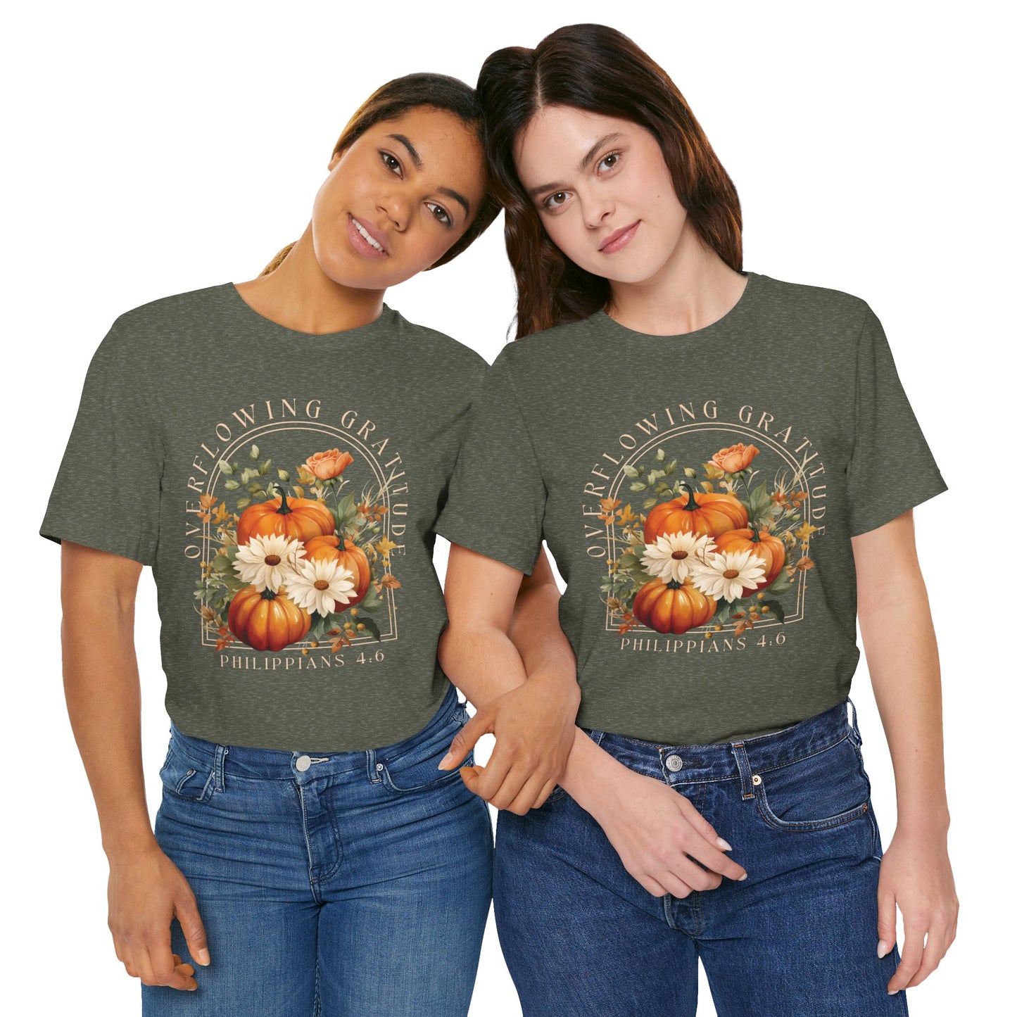 Overflowing Gratitude - Unisex Jersey Short Sleeve Tee