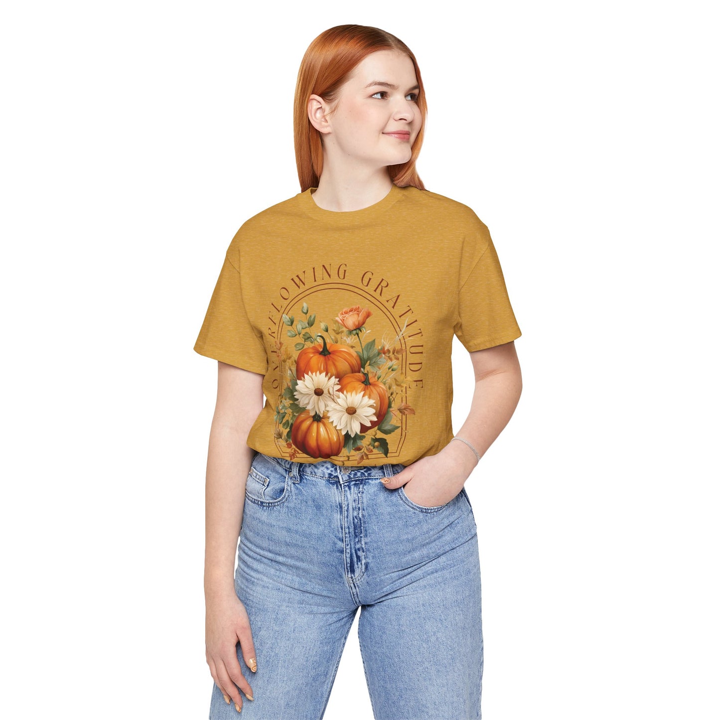Overflowing Gratitude - Unisex Jersey Short Sleeve Tee