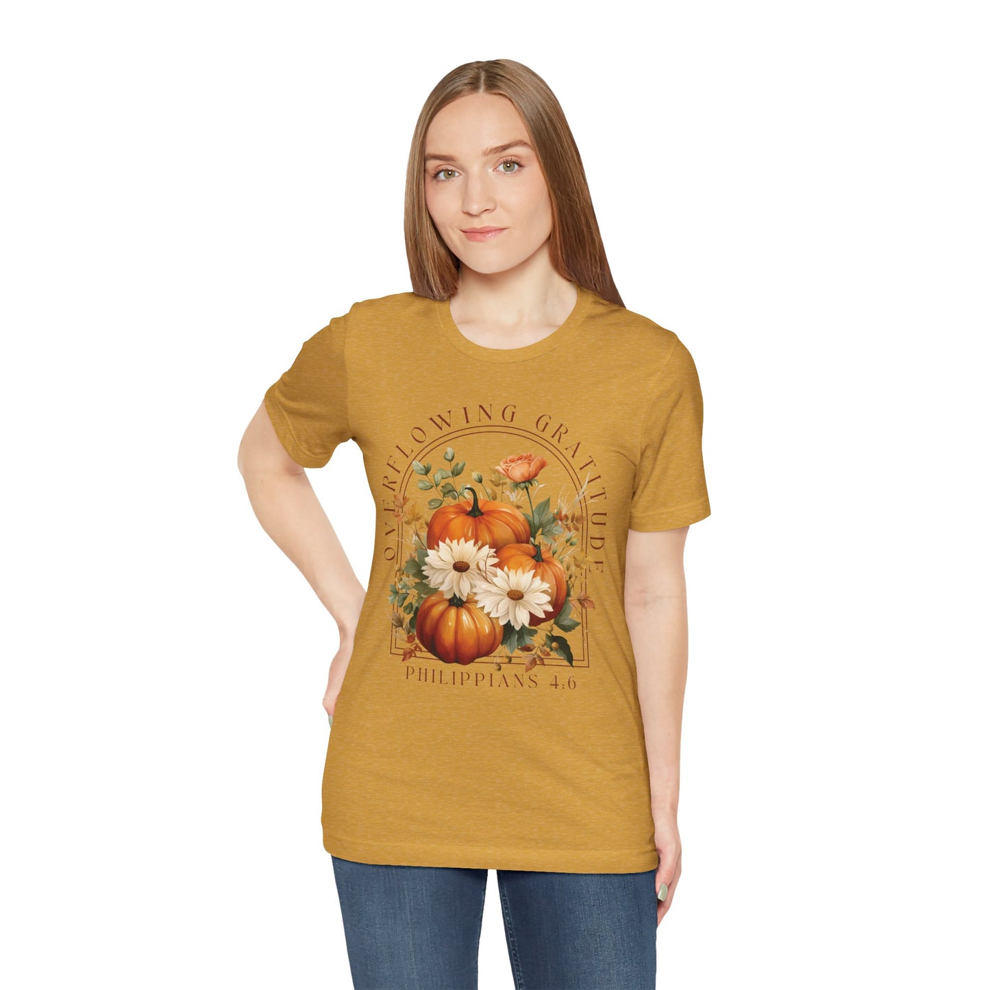Overflowing Gratitude - Unisex Jersey Short Sleeve Tee