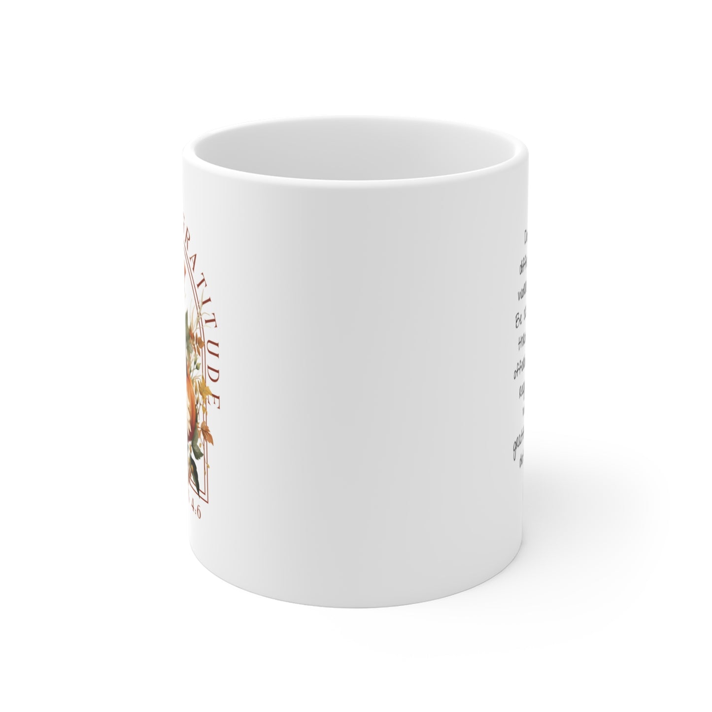 Overflowing Gratitude - Fall Thanksgiving Mug