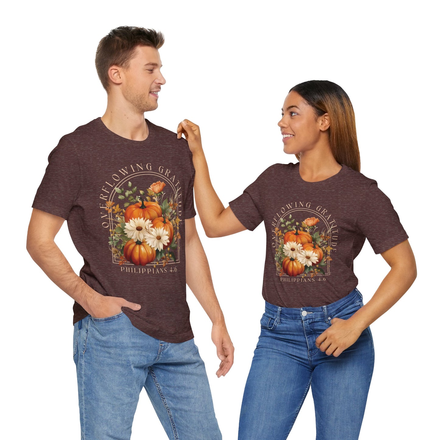 Overflowing Gratitude - Unisex Jersey Short Sleeve Tee