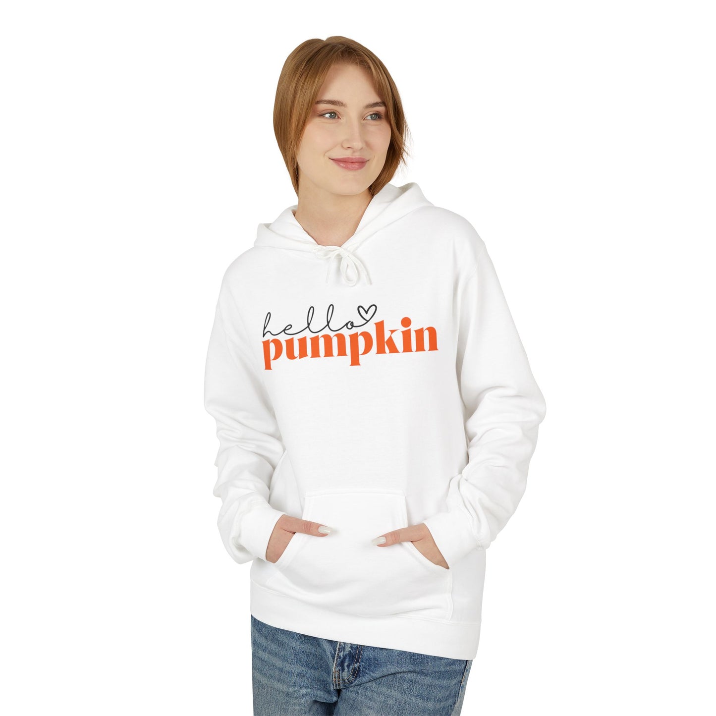 Hello Pumpkin - Unisex Midweight Softstyle Fleece Hoodie