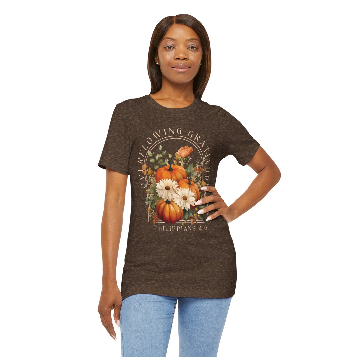 Overflowing Gratitude - Unisex Jersey Short Sleeve Tee