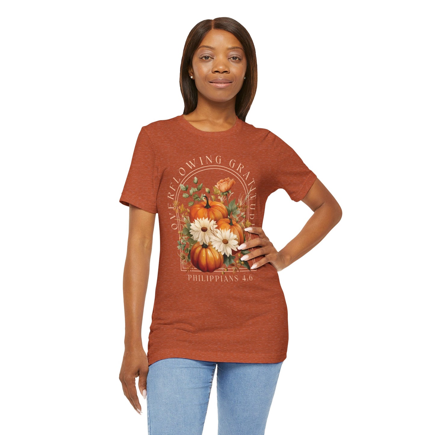 Overflowing Gratitude - Unisex Jersey Short Sleeve Tee