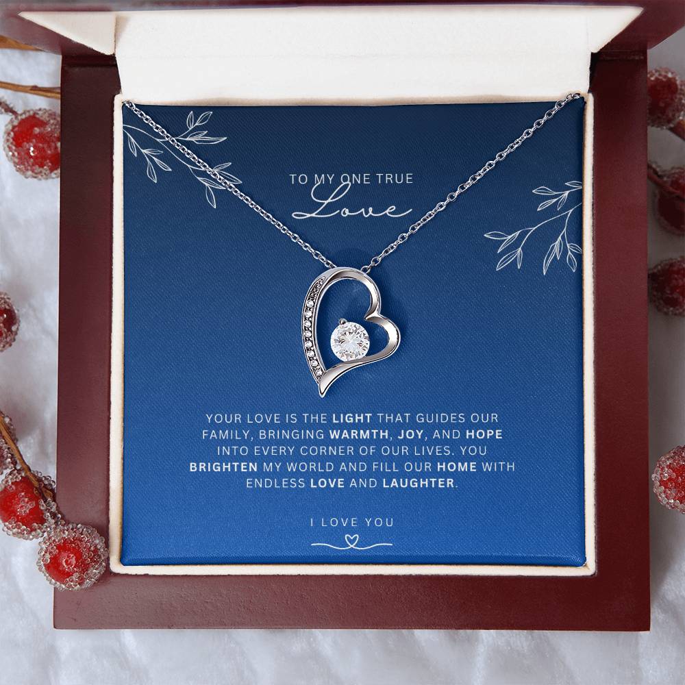 Necklace for Wife One True Love - Heart Necklace