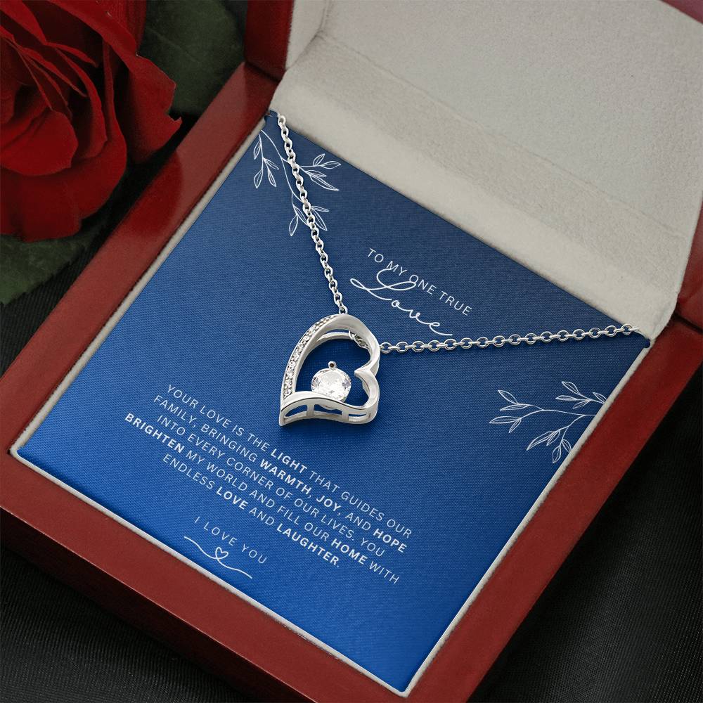 Necklace for Wife One True Love - Heart Necklace
