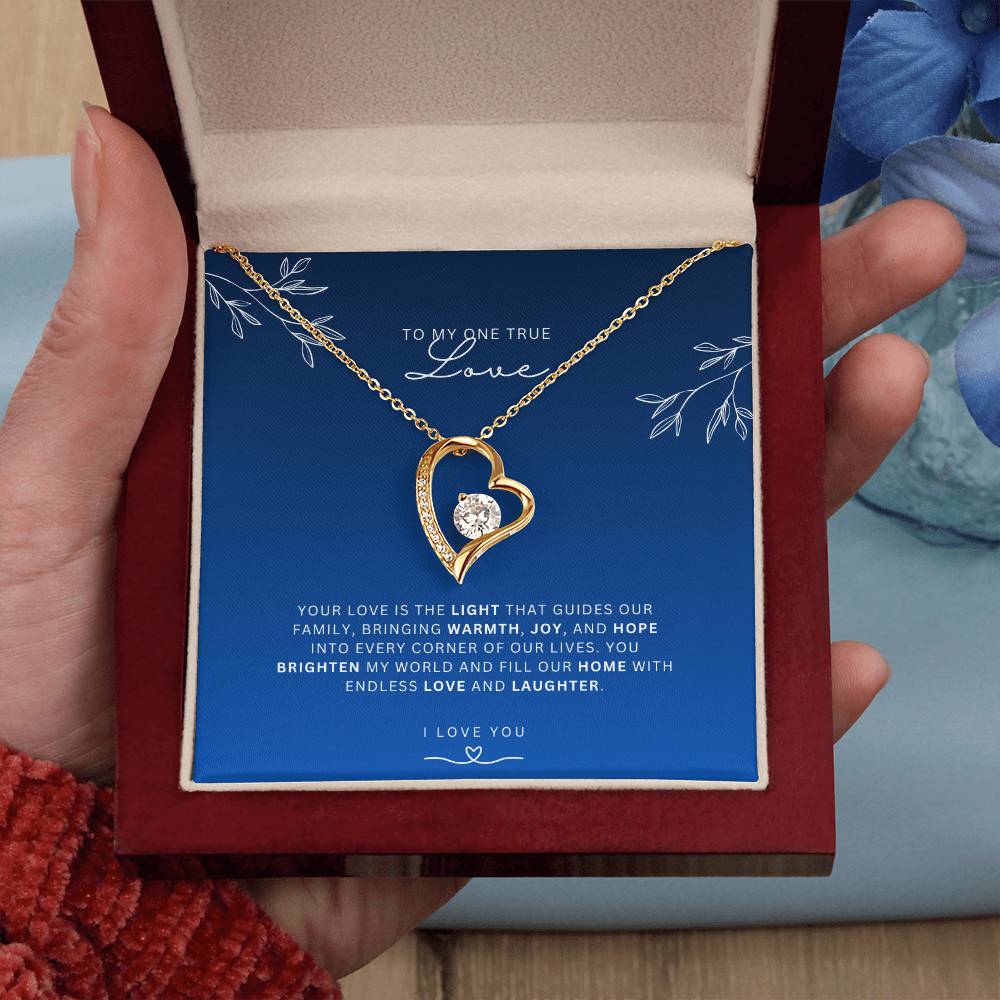 Necklace for Wife One True Love - Heart Necklace