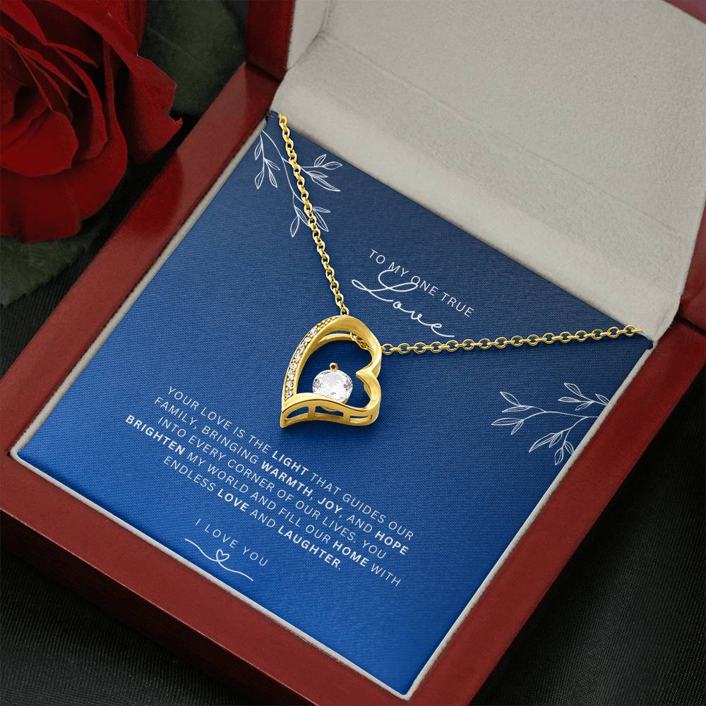 Necklace for Wife One True Love - Heart Necklace