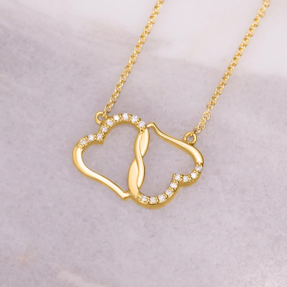 Necklace for Wife One True Love - Gold and Diamond Necklace
