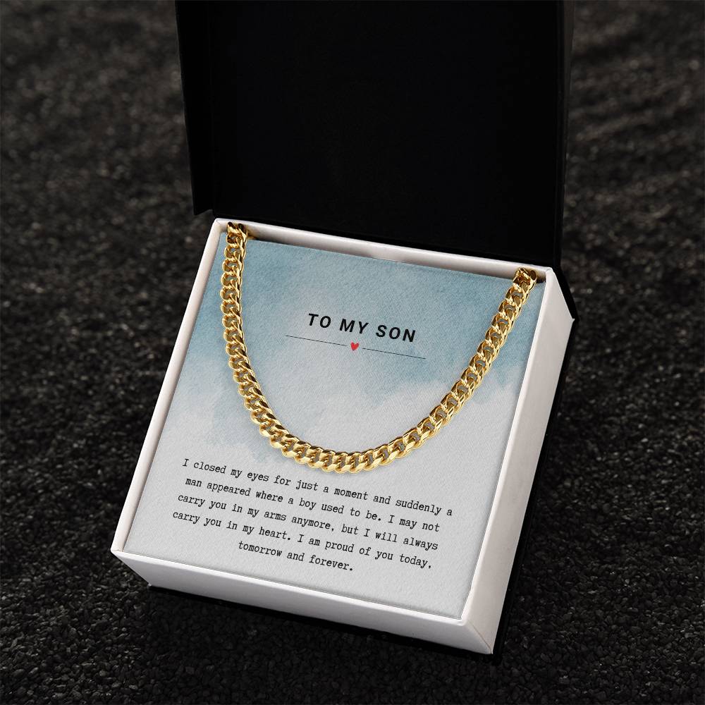Gift for Son Proud of You - Chain Necklace