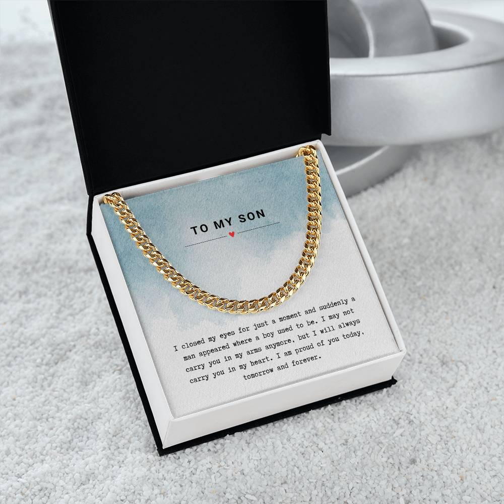 Gift for Son Proud of You - Chain Necklace