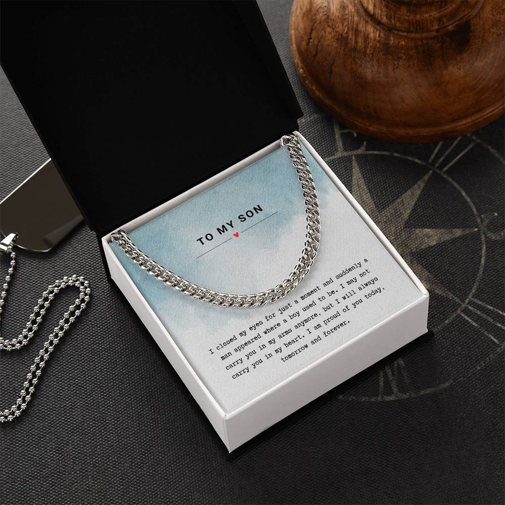 Gift for Son Proud of You - Chain Necklace