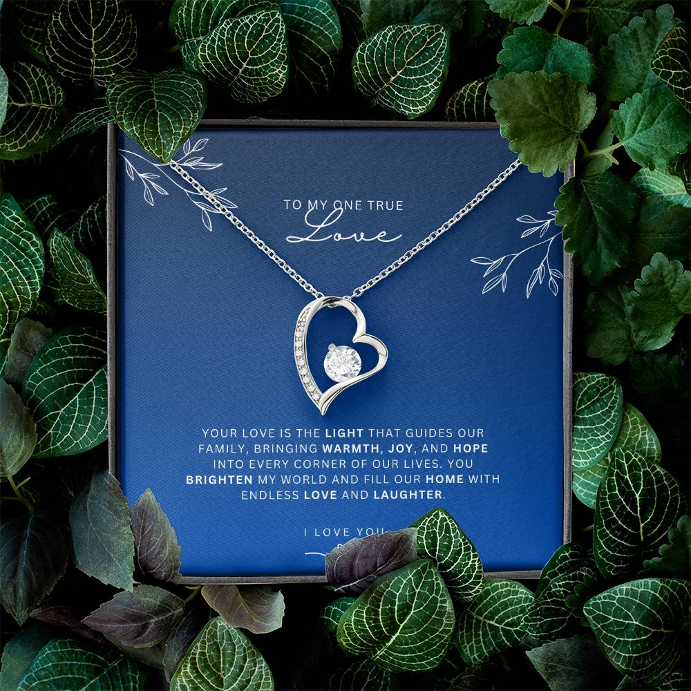 Necklace for Wife One True Love - Heart Necklace