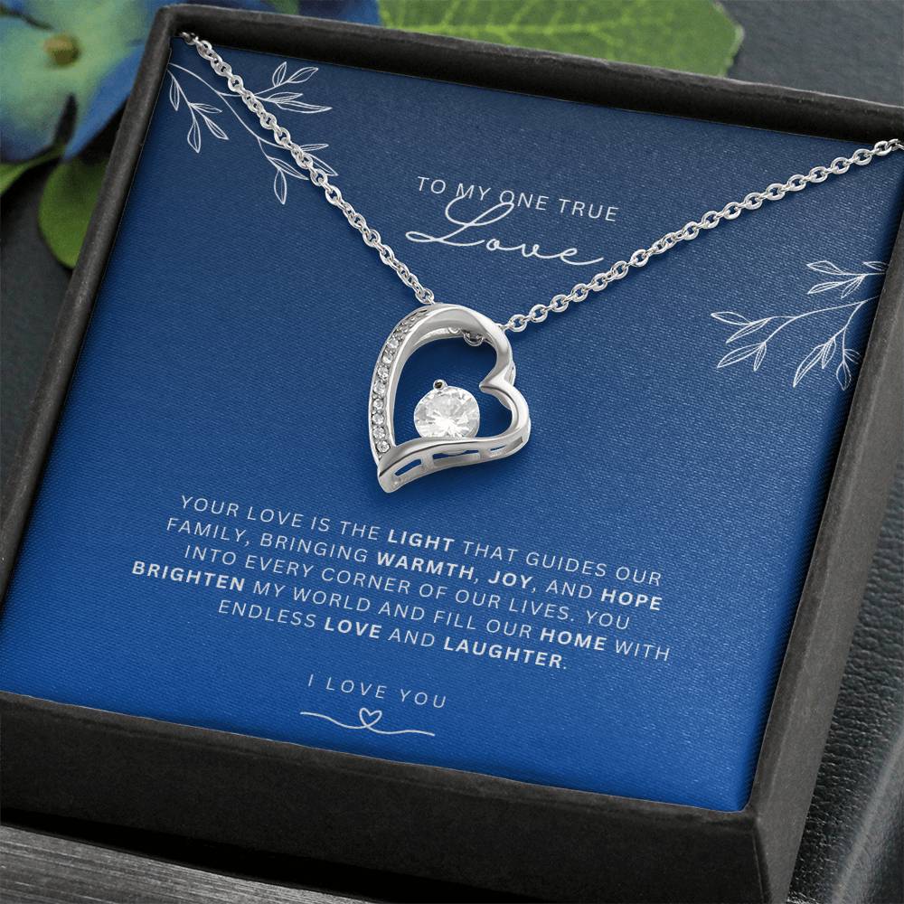 Necklace for Wife One True Love - Heart Necklace