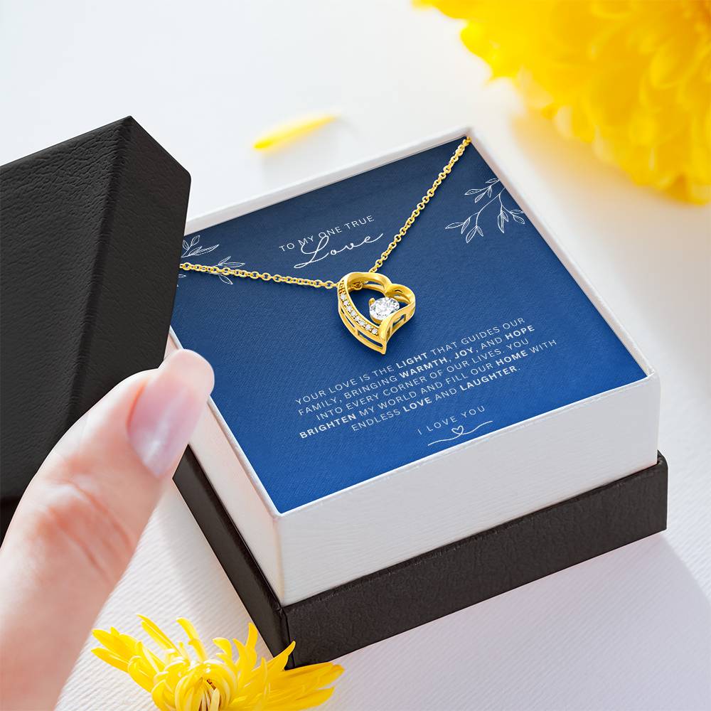 Necklace for Wife One True Love - Heart Necklace