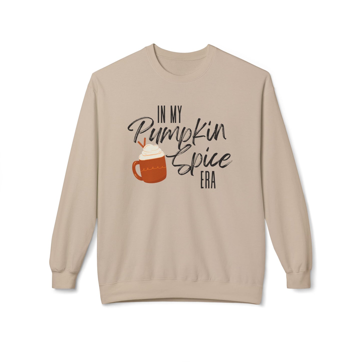 In My Pumpkin Spice Era - Unisex Midweight Softstyle Fleece Crewneck Sweatshirt