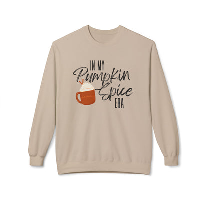 In My Pumpkin Spice Era - Unisex Midweight Softstyle Fleece Crewneck Sweatshirt