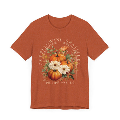 Overflowing Gratitude - Unisex Jersey Short Sleeve Tee