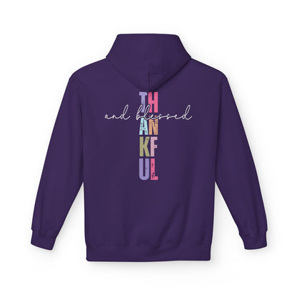 Thankful and Blessed - Unisex Midweight Softstyle Fleece Hoodie