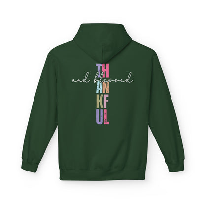 Thankful and Blessed - Unisex Midweight Softstyle Fleece Hoodie