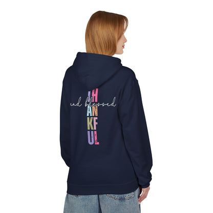 Thankful and Blessed - Unisex Midweight Softstyle Fleece Hoodie