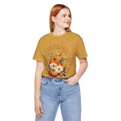 Overflowing Gratitude - Unisex Jersey Short Sleeve Tee