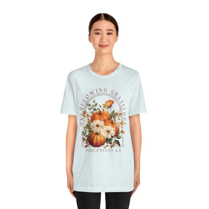 Overflowing Gratitude - Unisex Jersey Short Sleeve Tee