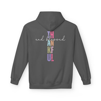 Thankful and Blessed - Unisex Midweight Softstyle Fleece Hoodie
