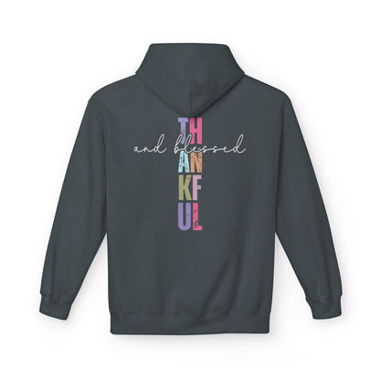 Thankful and Blessed - Unisex Midweight Softstyle Fleece Hoodie