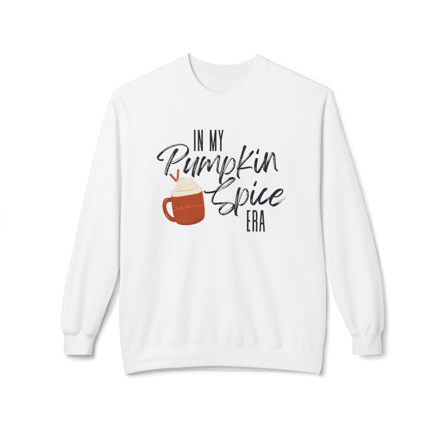 In My Pumpkin Spice Era - Unisex Midweight Softstyle Fleece Crewneck Sweatshirt