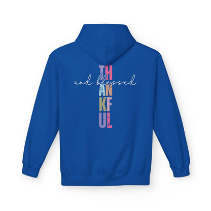 Thankful and Blessed - Unisex Midweight Softstyle Fleece Hoodie