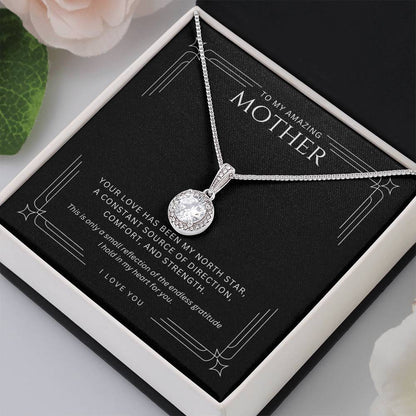 Necklace for Mother North Star - Gratitude Gift for Mom