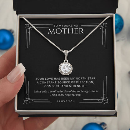 Necklace for Mother North Star - Gratitude Gift for Mom