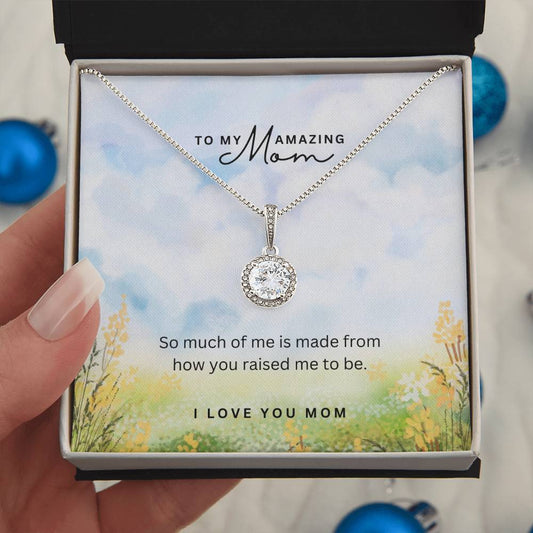 Necklace for Mom You Raised Me - Gratitude Gift for Mom