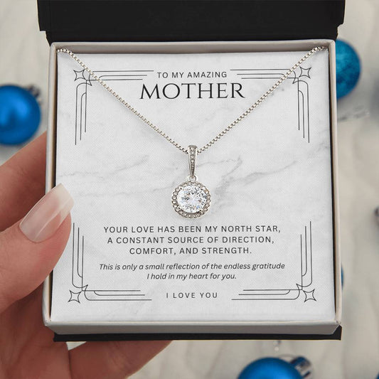 Necklace for Mother North Star - Gratitude Gift for Mom