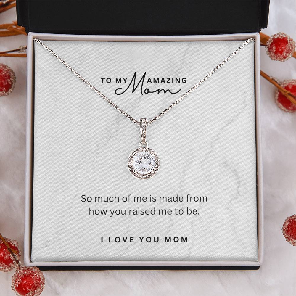 Necklace for Mom You Raised Me - Gratitude Gift for Mom