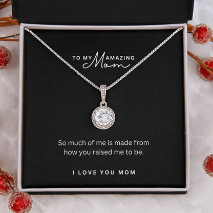 Necklace for Mom You Raised Me - Gratitude Gift for Mom