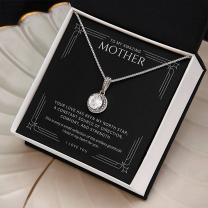 Necklace for Mother North Star - Gratitude Gift for Mom