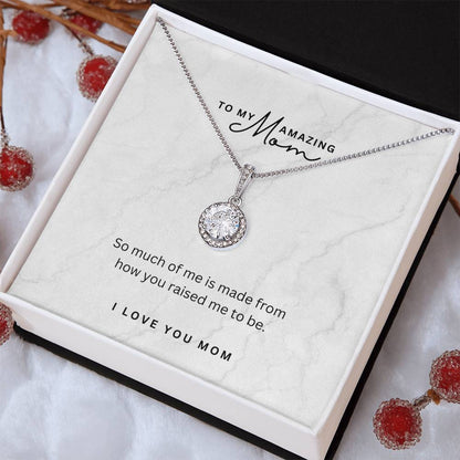 Necklace for Mom You Raised Me - Gratitude Gift for Mom