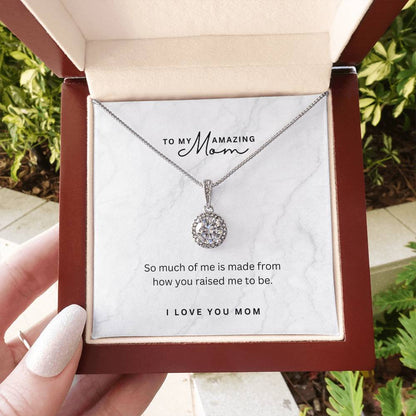 Necklace for Mom You Raised Me - Gratitude Gift for Mom