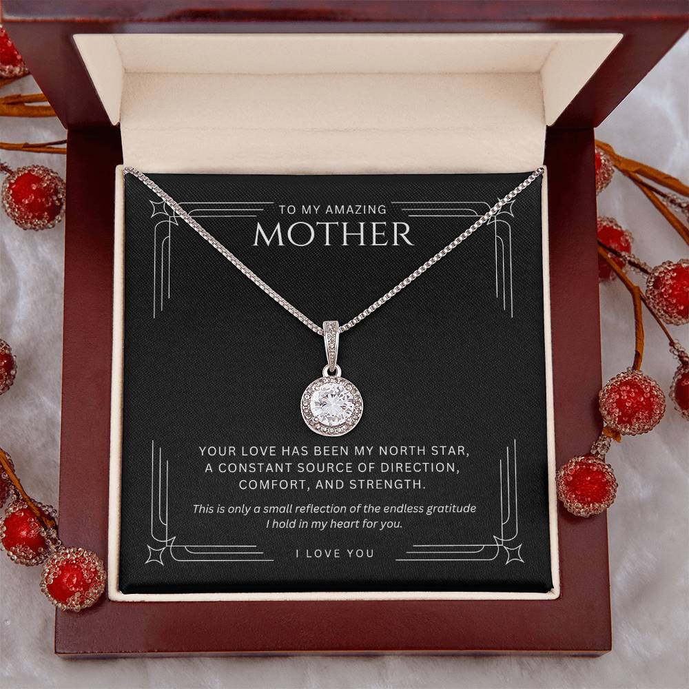 Necklace for Mother North Star - Gratitude Gift for Mom